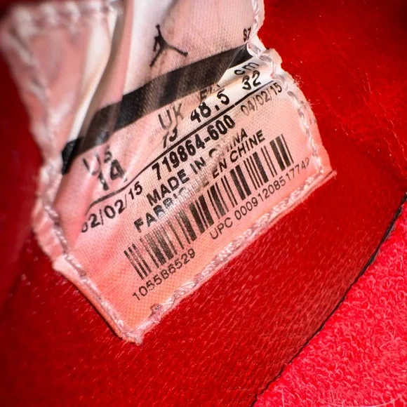 Jordan Men's Bold Red Sneakers - Picture 10 of 12